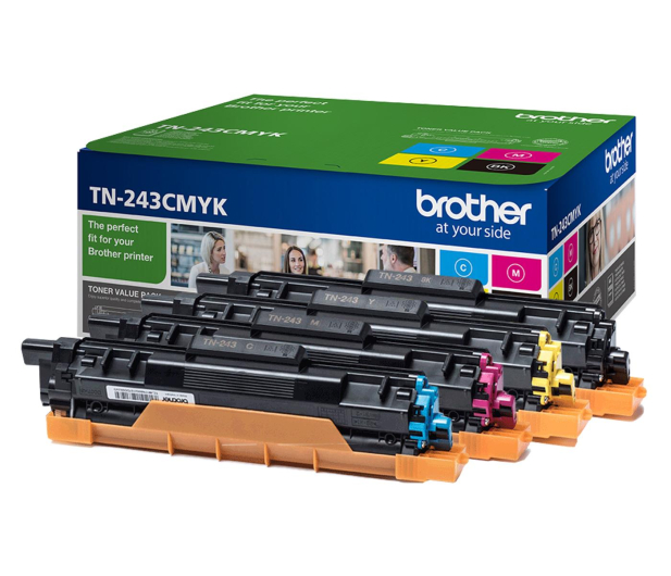 BROTHER zestaw TN243CMYK=TN-243CMYK, 1000 str. TN243CMYK - 452455 - zdjęcie